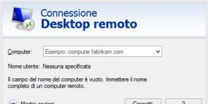 Nicolino Lodo consulente e tecnico informatico - desktop remoto schermata di login